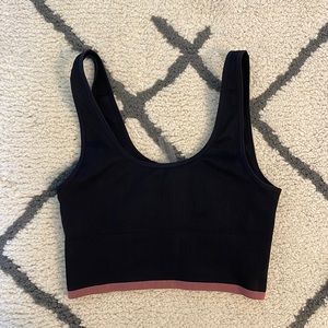 Outdoor Voices Seamless Rib longline bra